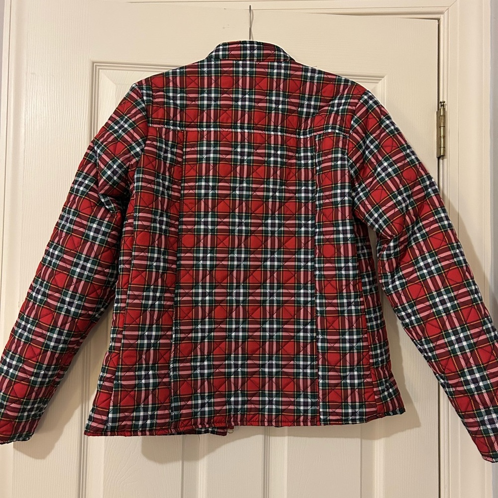 Kim Rogers Holiday Red & Green Jacket Size S - Picture 3 of 5